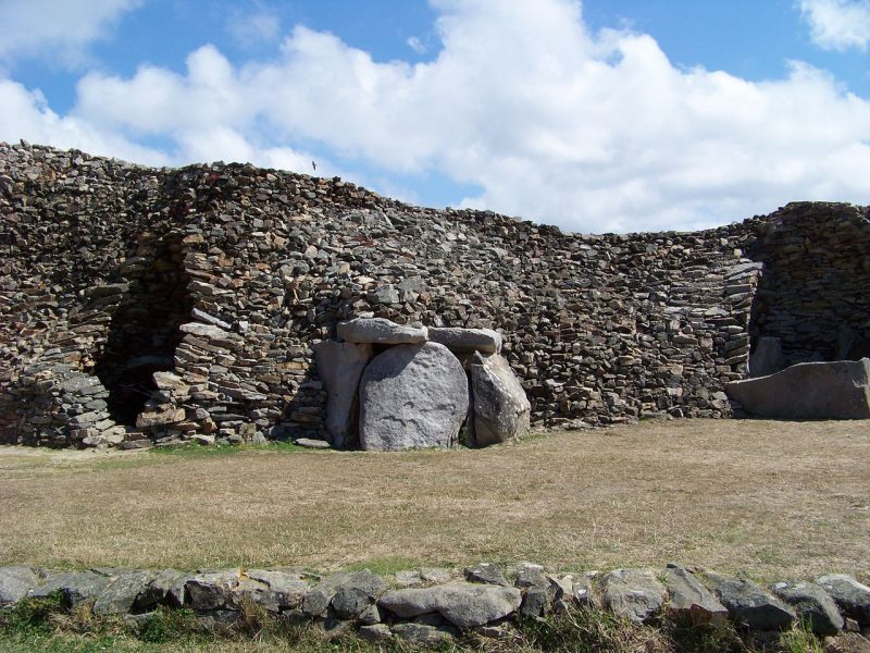 The tenth chamber, Barnenez tumulus, Plouezoc'h, Finistere, Brittany.Source
