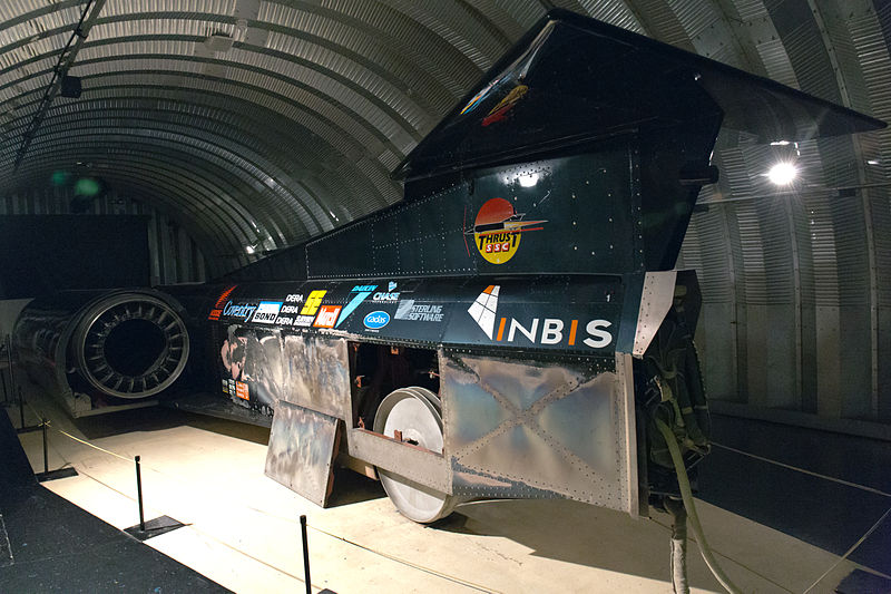 ThrustSSC rear-left, Coventry Transport Museum. source