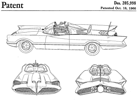 With the short notice, Barris thought the Futura might work well, and using Jeffries’s initial car, decided that its unusual winged shape would be an ideal starting point for the Batmobile. source