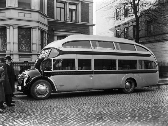 Opel Blitz Aero Strassenzepp Doppeldecker Ludewig Aufbau '1935. source