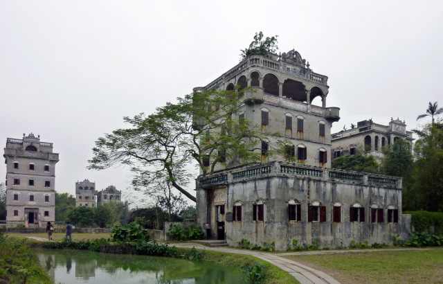 Kaiping Diaolous were originally built in the early Qing Dynasty and fully developed in 1920s and 1930s. Payton Chung/Flickr