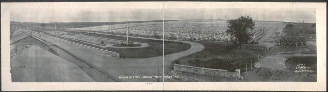 Argonne Cemetery, Argonne Forest, France, 1919.