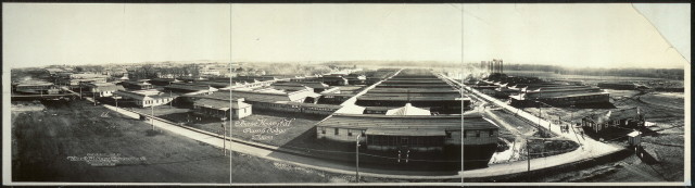Base Hospital, Camp Dodge, Iowa, 1919.