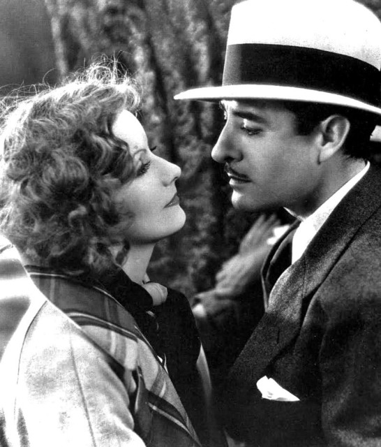 Gilbert with Greta Garbo in A Woman of Affairs (1929).