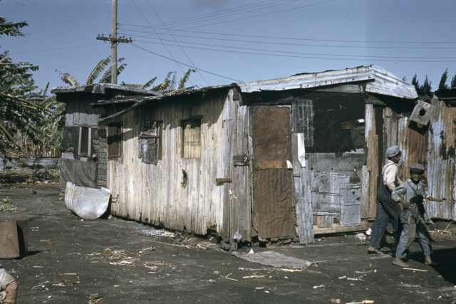 Housing for migrant workers in Belle Glade, Florida.