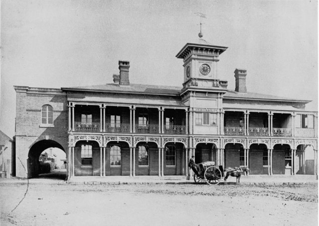 Lands and Works Offices, Brisbane, ca. 1875. source