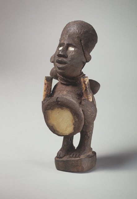 Nkisi figure, from the collection of the Brooklyn Museum. source