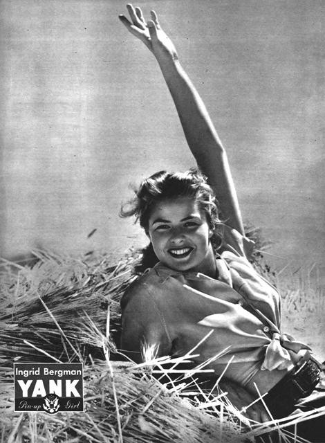Pin-up photo in Yank, the Army Weekly.Source