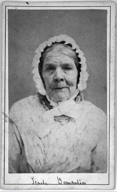  'Senile dementia' patient at West Riding Lunatic Asylum Credit: Wellcome Library, London. Wellcome Images 