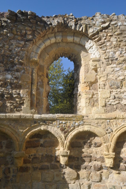 The former leper hospital, Norman window detail Source