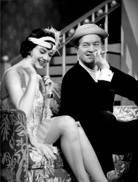Wood with Bob Hope in the Bob Hope Chevy Show (1957) Source