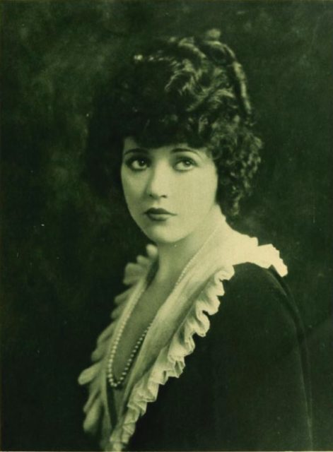 Actress Marie Prevost on page 11 of the June 1921 Photoplay magazine. Source