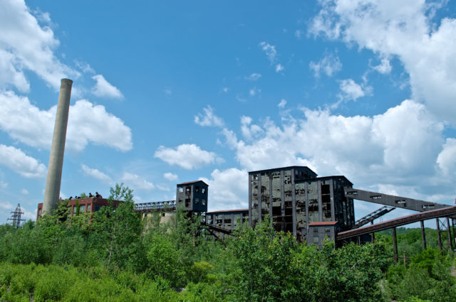 Due to a lack of need for large amounts of coal, the breaker closed in 1976, and has since been left abandoned.