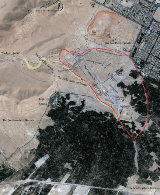 Palmyra's landmarks.Source