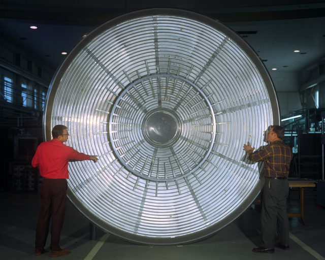 The Viking aeroshell which protected the lander during its entry into the Martian atmosphere.