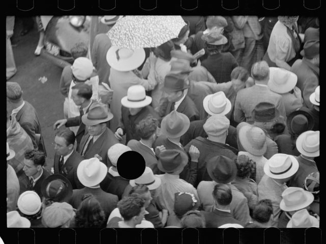 Crowds at races, Indianapolis, Indiana Photo Credit