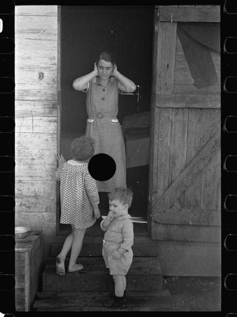 Part of migrant agricultural worker’s family near Belle Glade, Florida Photo Credit