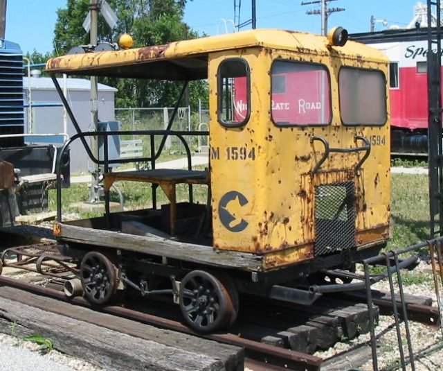 A former Chessie System speeder at the Linden Railroad Museum, Linden, Indiana. Source