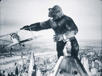 A frame from the 1933 film of King Kong.SOurce