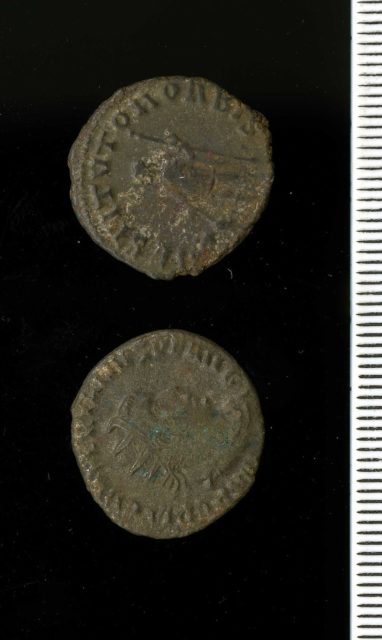 Base silver radiate of Valerian I 253-60 (11 2) 2 coins Added from Flickr stream. Source
