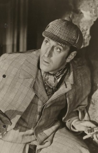 Basil Rathbone as Sherlock Holmes Source