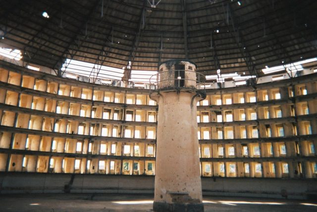 Presidio Modelo prison, inside one of the buildings. Source