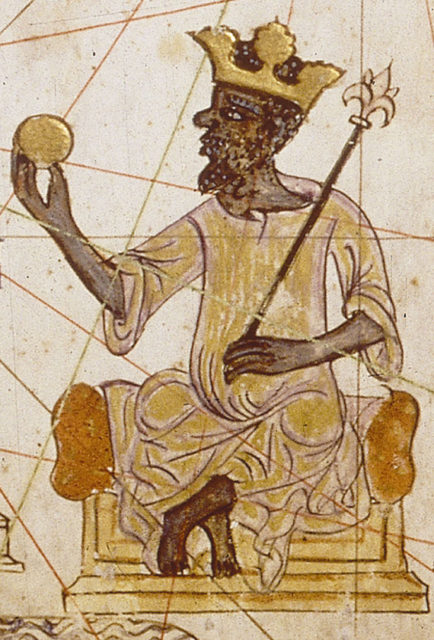 Saracen king of West Africa, believed to be Mansa Musa, Emperor of Mali.Source
