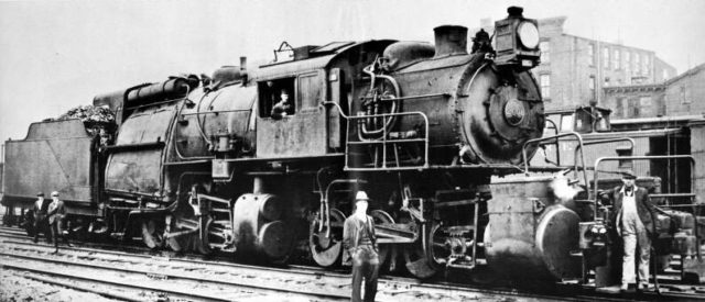 The Erie Railroad's L-1 class were the largest camelbacks built, and the only articulated examples