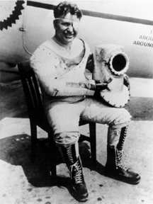 Wiley Post in his third pressure suit