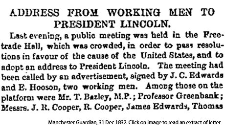  Source  Manchester Guardian, 31 December 1862