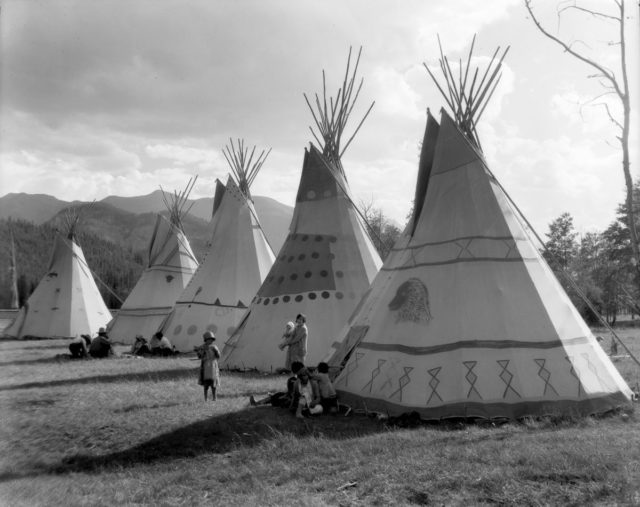 Assiniboine camp