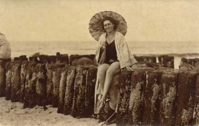 Girl on the beach Source