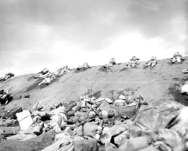 19 February 1945, Marines of Lucas' 5th Division landing on the shores of Iwo Jima. Source