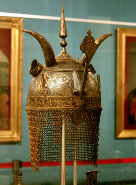 Medieval azerbaijani helmet (Aq Qoyunlu) Source