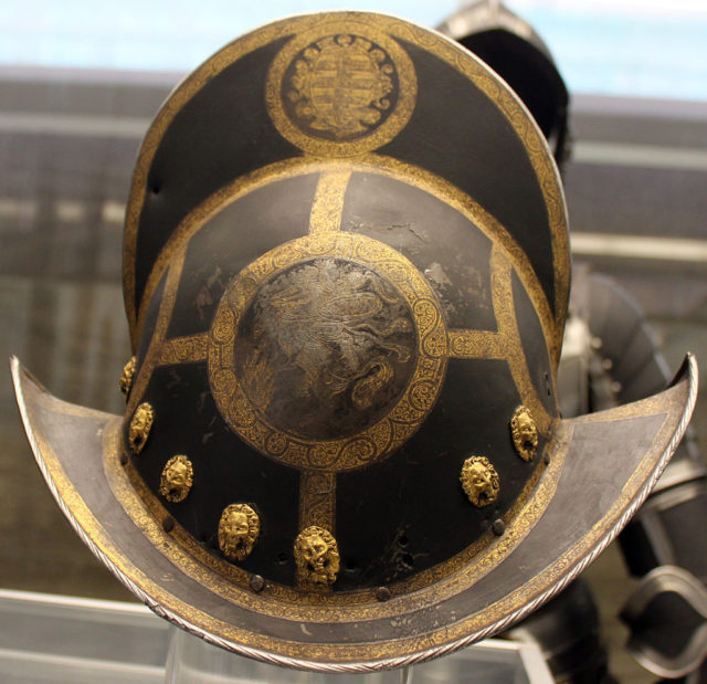 Morion with coat of arms of Nuremberg, 1580; Germanic National Museum in Nuremberg Source