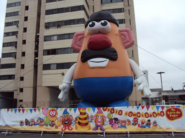 Mr. Potato Head Celebrates a Birthday in Lima, Peru. Source
