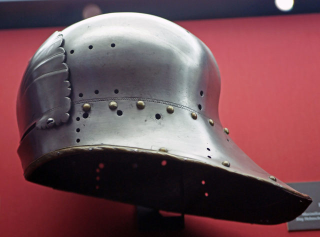Racing helmet (Rennhut und Bart) of Emperor Maximilian I.Source