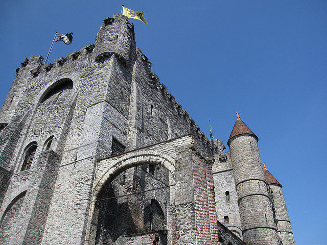 The castle was initially designed as a defensive fortress. Source