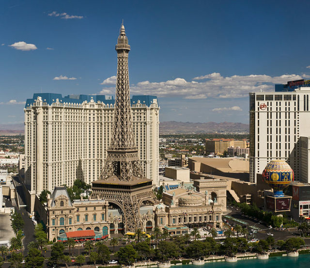 The hotel Paris Las Vegas