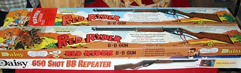 Two Red Ryder BB Guns in box.
