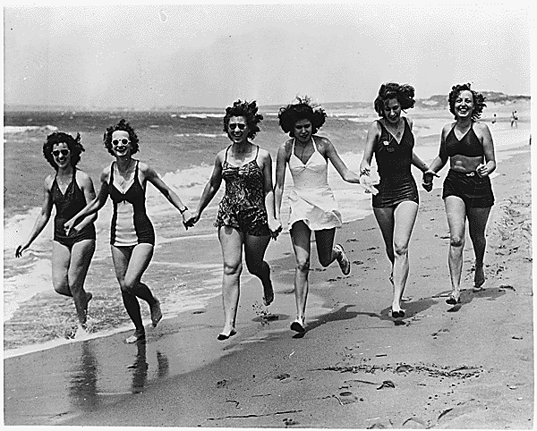 Women in Bathing Suits North Africa 1944 Source