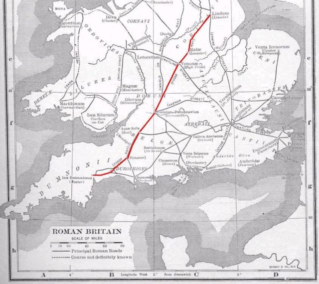 the Roman Road in Leicester Photo Credit