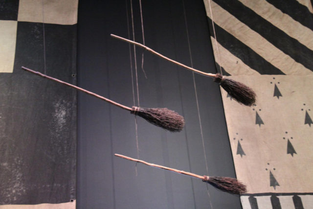 Broomsticks, also known as brooms, are one of the means employed by wizards and witches to transport themselves between locations.
