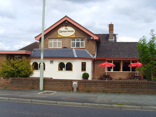 Captain Webb pub, Wellington Road, Wellington . Source
