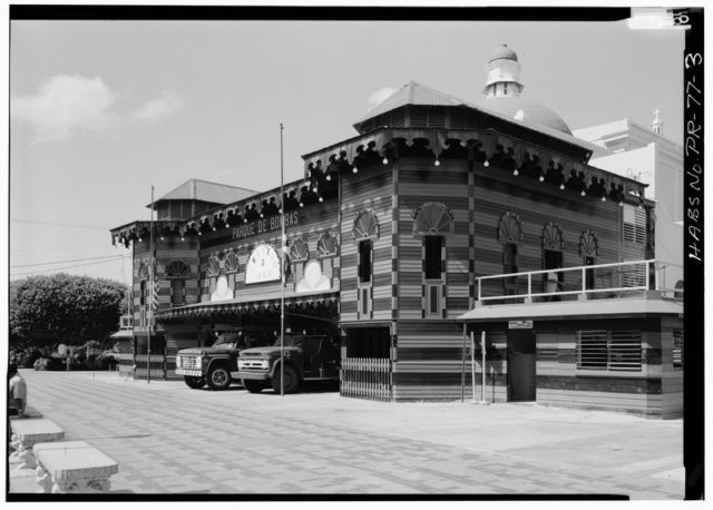 Designed and built for the 1882 Exhibition Trade Fair and by 1885 it had become known as Ponce’s official fire station. Source