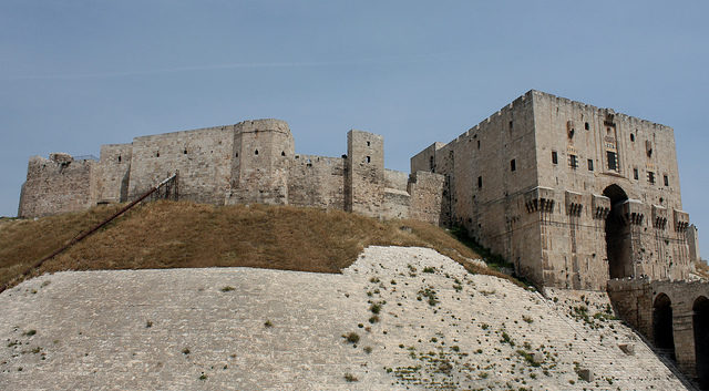 The citadel of Aleppo, Syria. Source
