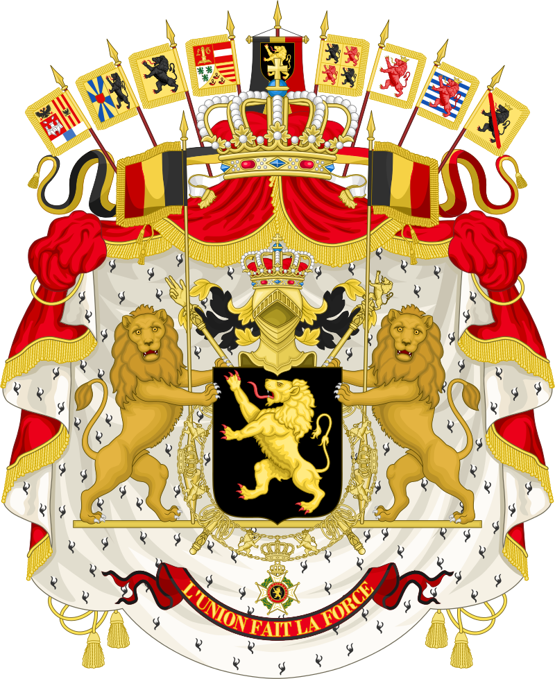 Great_coat_of_arms_of_Belgium.svg Source: Wikipedia/Public Domain