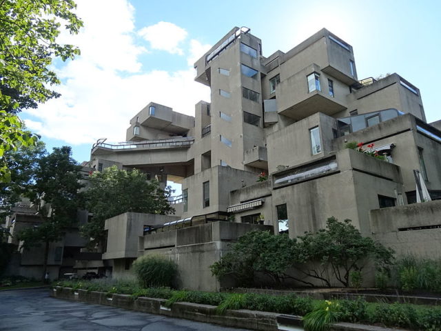 Habitat 67, East facade. Source