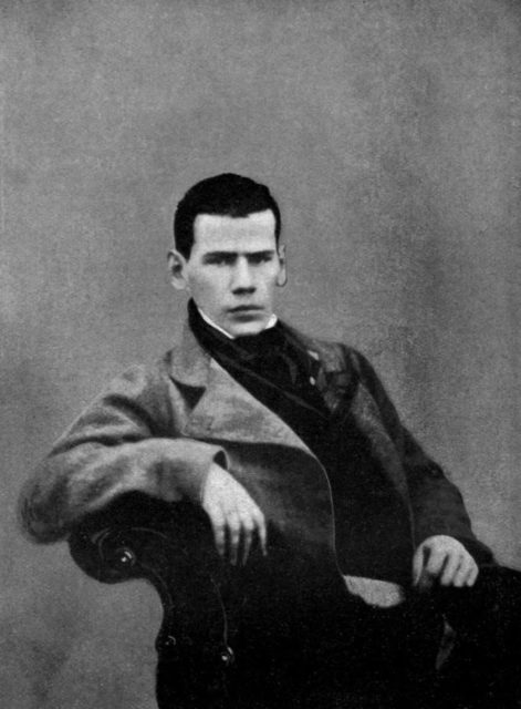 Tolstoy at age 20, circa 1848