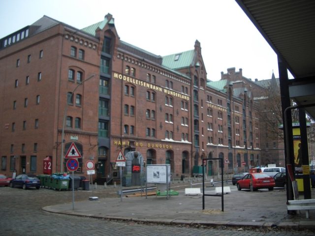 Miniatur Wunderland in the Speicherstadt district of Hamburg. By Gulp/CC BY-SA 3.0.